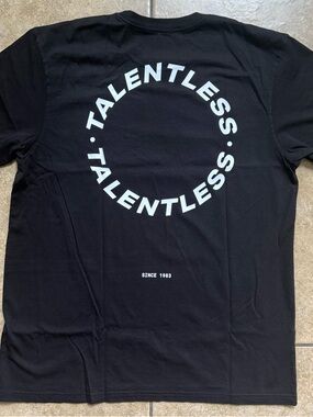 Talentless Black Circle Logo Shirt Size XL Tee High Quality New FAST SHIPPING